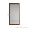 Cermin Dinding Frame Kayu Jati Salak Brown Tua Seri Jimmy Cermin Dinding Frame Kayu Jati Salak Brown Tua Seri Jimmy