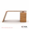Meja Kantor Modern Minimalis Kayu Jati TKDN VIXI 160 Meja Kantor Modern Minimalis Kayu Jati TKDN VIXI 160