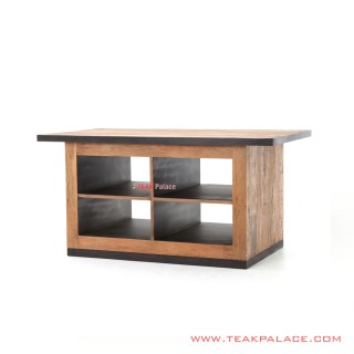 Meja Bar Dapur Minimalis Golden Teak Yasmin
