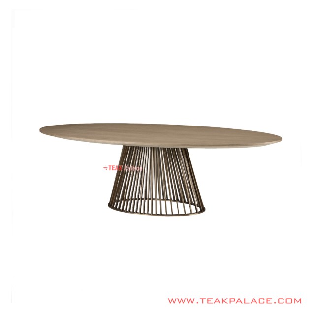 Meja Makan Bundar Seri Venezia White Wash Rustic Meja Makan Bundar Seri Venezia White Wash Rustic
