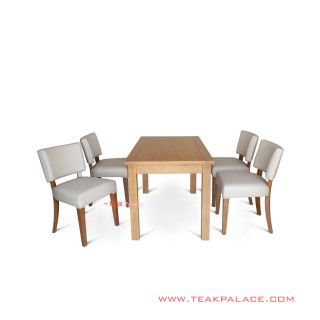 Set Meja Makan 4 Kursi Seri Mona