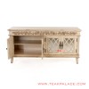 Buffet Antik Minimalis Duco Ivory Ukiran Seri Camelia Buffet Antik Minimalis Duco Ivory Ukiran Seri Camelia