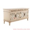 Buffet Antik Minimalis Duco Ivory Ukiran Seri Camelia Buffet Antik Minimalis Duco Ivory Ukiran Seri Camelia