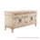 Buffet Antik Minimalis Duco Ivory Ukiran Seri Camelia