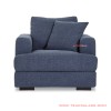 Sofa Tamu Single Truman Denim Minimalis Sofa Tamu Single Truman Denim Minimalis