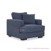 Sofa Tamu Single Truman Denim Minimalis Sofa Tamu Single Truman Denim Minimalis