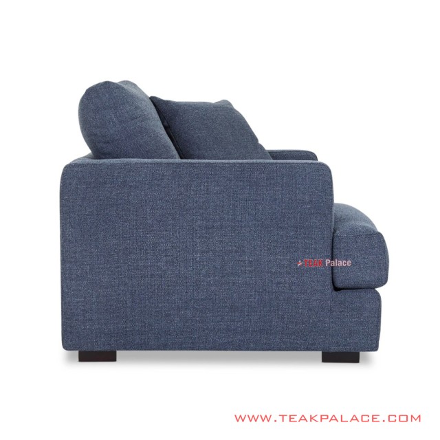 Sofa Tamu Single Truman Denim Minimalis Sofa Tamu Single Truman Denim Minimalis