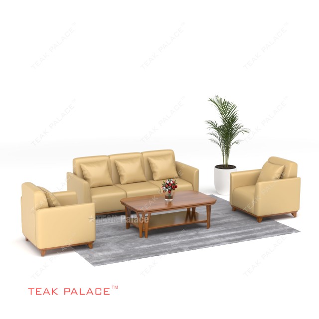 Sofa 311 TKDN Benson Kulit Sintetis Warna Mocca Sofa 311 TKDN Benson Kulit Sintetis Warna Mocca