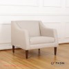 Sofa Single Minimalis Cellini Kain Krem TKDN Sofa Single Minimalis Cellini Kain Krem TKDN