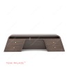 Meja TV Minimalis Imola Untuk TV 100" Kayu Jati Black Walnut Meja TV Minimalis Imola Untuk TV 100" Kayu Jati Black Walnut