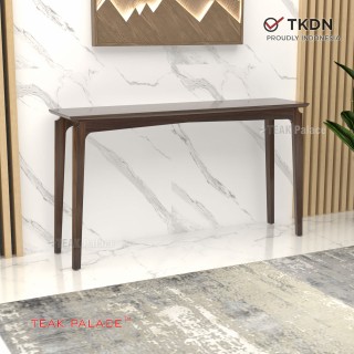 Meja Console Minimalis Modern Kayu Jati Mewah Zenvo 160