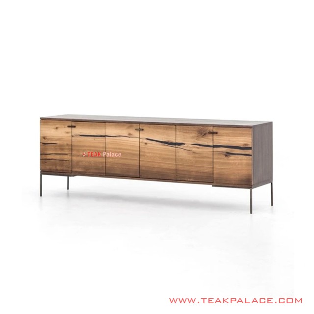 Buffet Meja TV 6 Pintu Kaki Besi Minimalis Seri Colvin Buffet Meja TV 6 Pintu Kaki Besi Minimalis Seri Colvin