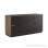 Buffet Six Drawers Minimalis Black Walnut Monarch