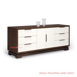 Buffet Jati Salak Brown White Seri Altama Buffet Jati Salak Brown White Seri Altama