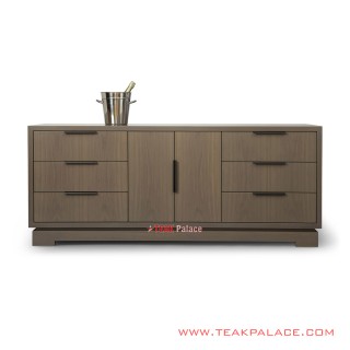 Buffet Kayu Jati Silver Walnut Altama 