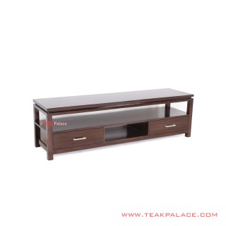 Meja TV Modern Minimalis Kayu Jati Lila