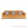 Sofa 3 Seater Kulit Seri Vania Terracotta Sofa 3 Seater Kulit Seri Vania Terracotta