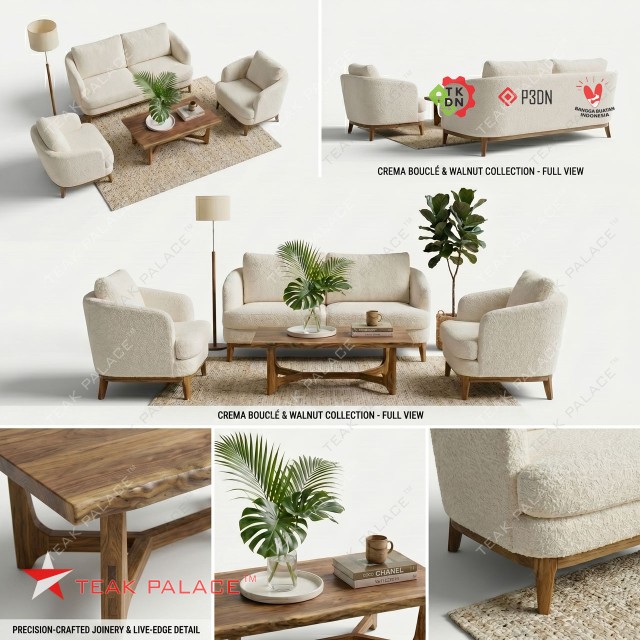 Sofa Minimalis Modern Terbaru: Set 211 Layton Kayu Jati Solid Sofa Minimalis Modern Terbaru: Set 211 Layton Kayu Jati Solid