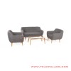 Sofa Retro Modern 211 Grey Seri Dina