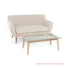 Sofa Minimalis 2 Dudukan Set Meja Linen Seri Dina Sofa Minimalis 2 Dudukan Set Meja Linen Seri Dina