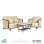 Sofa Ruang Tamu Kecil New Lunia 21 Ivory