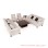 Set Sofa Tamu Modern 3311 Rivoli Linen Seri Amanda