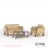 Sofa 21 TKDN Rangka Jati VIXI Mocca