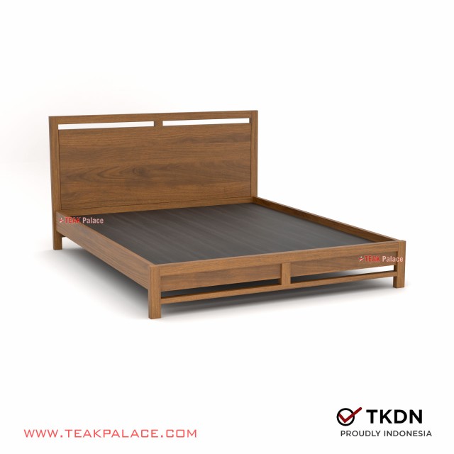 Dipan Minimalis Queen Size Kayu Jati Ernest 160 Dipan Minimalis Queen Size Kayu Jati Ernest 160