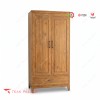 Lemari Kayu Jati Minimalis 2 Pintu Seri Ubud - Elegan & Kokoh Lemari Kayu Jati Minimalis 2 Pintu Seri Ubud - Elegan & Kokoh