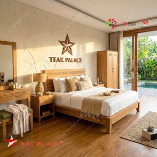 Set Tempat Tidur Kayu Jati Minimalis Seri Ubud Set Tempat Tidur Kayu Jati Minimalis Seri Ubud