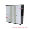Lemari Sliding 4 Pintu Kaca Cermin Hitam Putih Seri Vista Lemari Sliding 4 Pintu Kaca Cermin Hitam Putih Seri Vista
