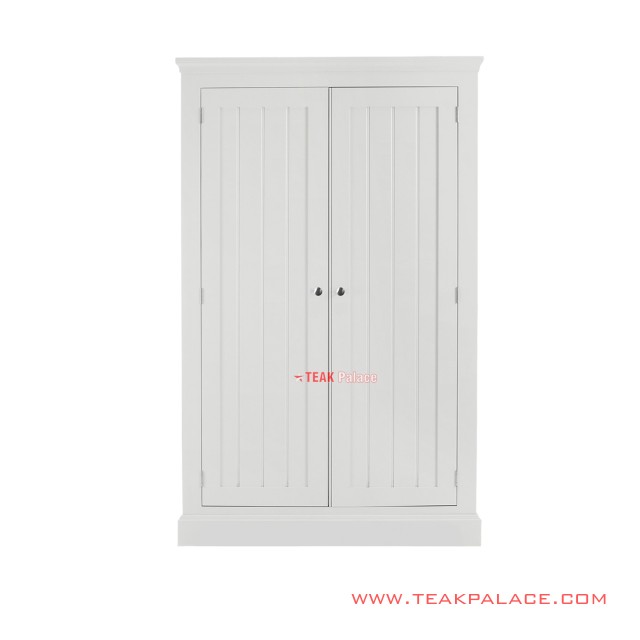 Lemari Putih Minimalis 2 Pintu Seri Solo