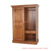 Lemari Jati 2 Pintu Sliding Minimalis Seri Robinson