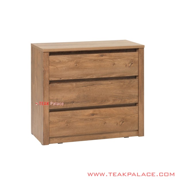 Nakas Kayu Jati Natural 3 Laci Seri Malang Nakas Kayu Jati Natural 3 Laci Seri Malang